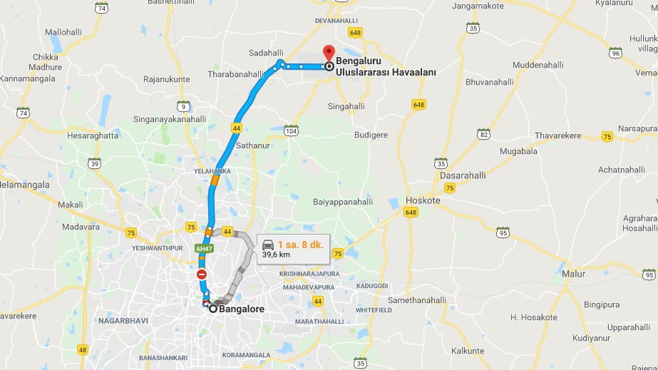 Bangalore Havaalanı Şehir Merkezi Ulaşım Nasıl Gidilir