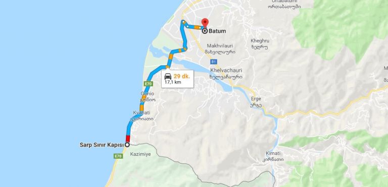 Sarp Sınır Kapısından Batum’a Nasıl Gidilir