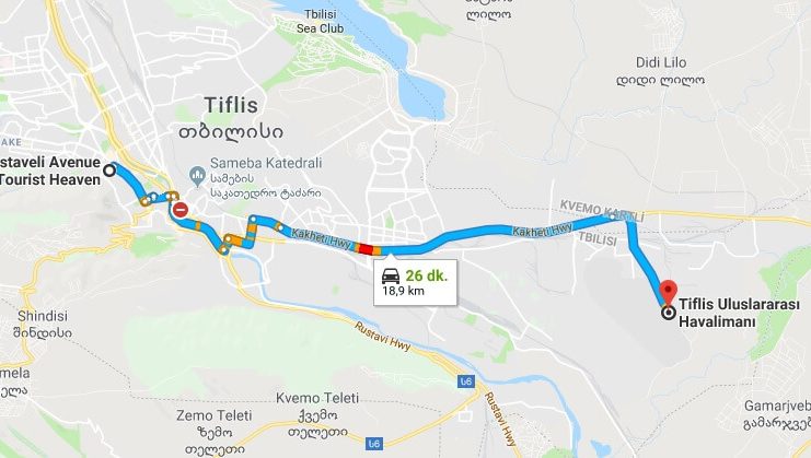 Tiflis Havaalanı Şehir Merkezi Arası Nasıl Gidilir - Ulaşım