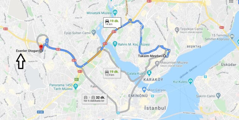 Esenler Otogarı Nasıl Gidilir?