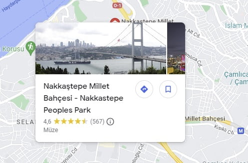 nakkaştepe millet bahçesi nasıl gidilir